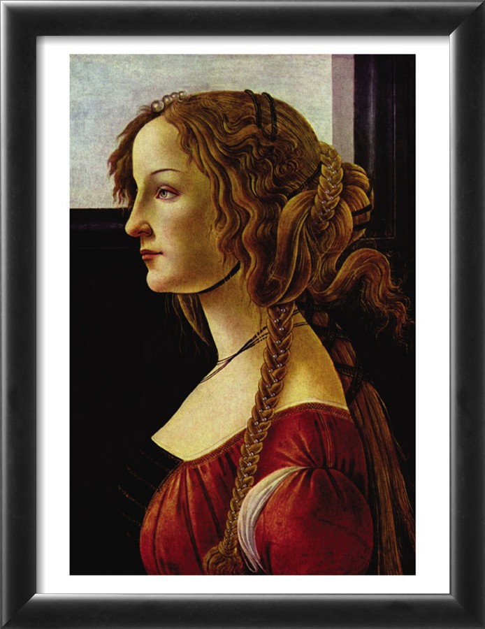 Portrait Of Simonetta Vespucci By Sandro Botticelli